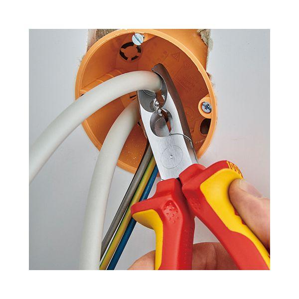 KNIPEX クニペックス 1000V絶縁マルチストリッピングプライヤー 全長165mm 1346-165 工具 ツール DIY 作業工具_2