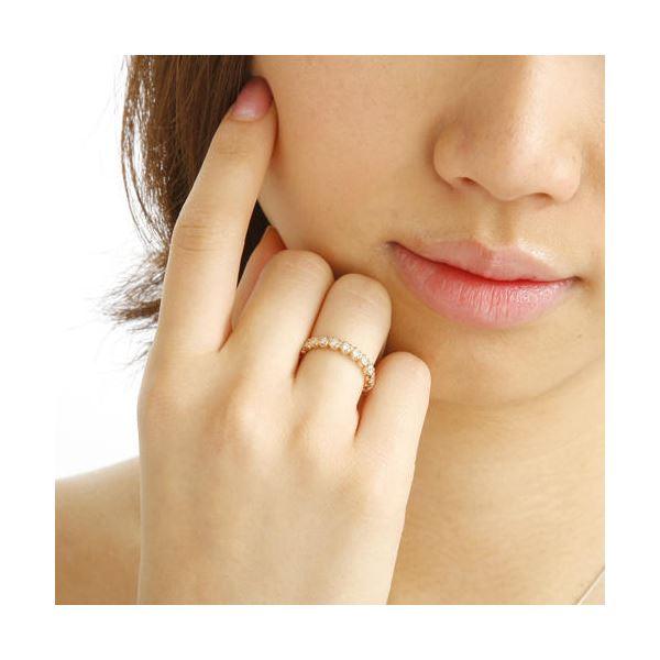 K18PG ダイヤリング 指輪 1.0ct フルエタニティリング 11号 : 東欧商事 