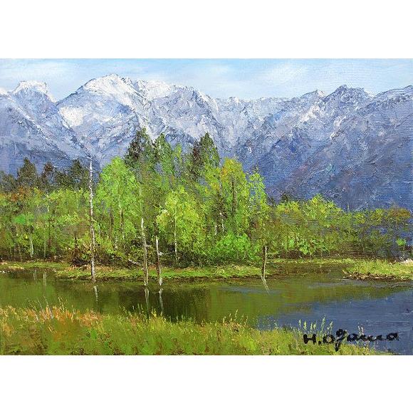 ☆桑山 茂☆「はな」油絵 10号 額縁セット油絵額⁄木製フレーム