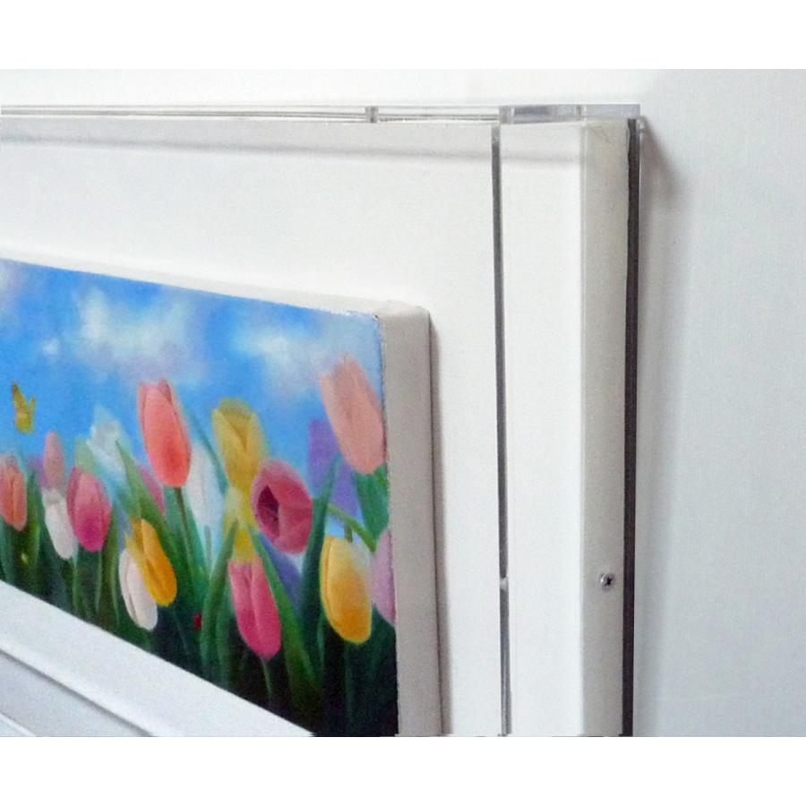 油彩画 洋画 (油絵額縁付きで納品対応可) WF6 「富士と桜」 関 健造 ...