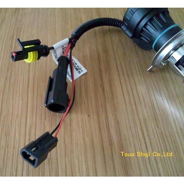 HID バルブ H4 6000K 35W 12V Hi Lo スライド式 リレーハーネス付｜touo2｜03