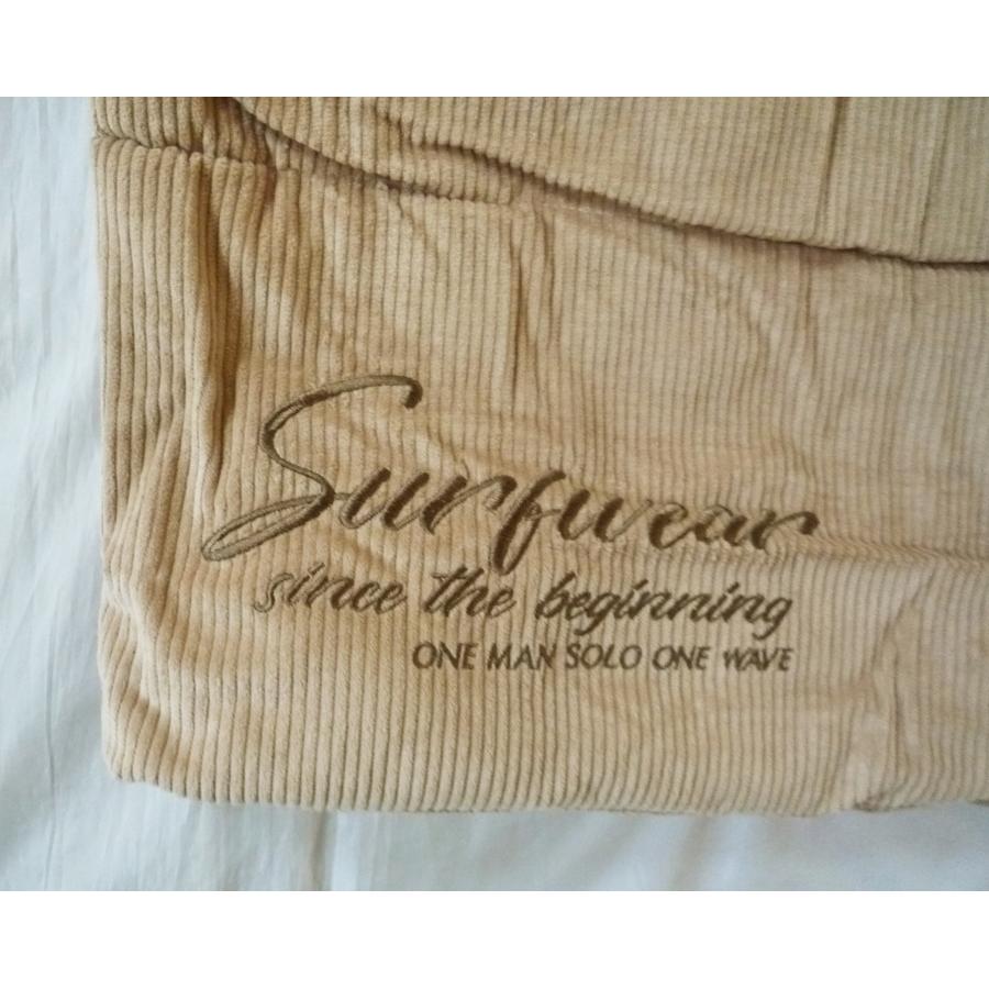 GOTCHA ガッチャ コーデュロイ中綿ジャケット 太畝 フェイクダウン スタンドネック 刺繍ロゴ ベージュ Mサイズ |  | 09