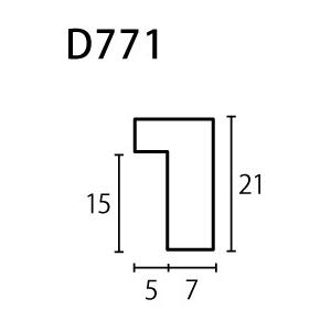水彩用額縁 木製フレーム D771 アクリル付 F10号の画像