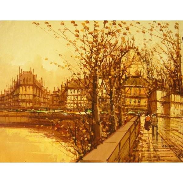 ヨーロッパ絵画 肉筆油絵 (額縁付きで納品対応可) サイズF6号