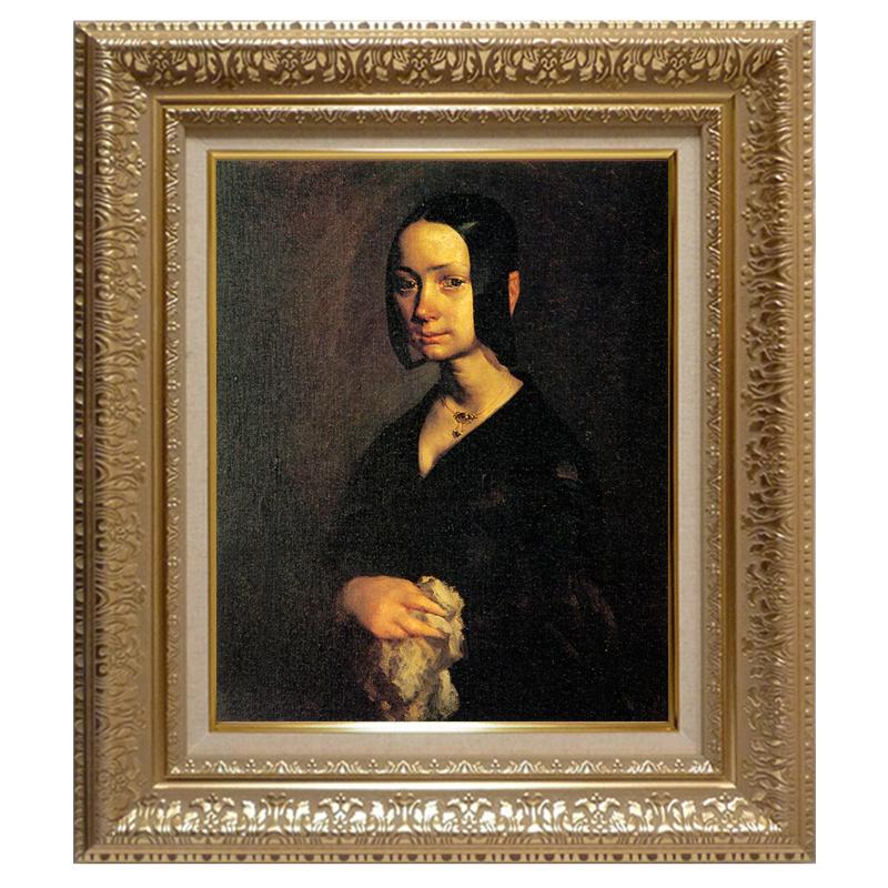 絵画 世界の名画シリーズ 額縁付 ジャン・フランソワ・ミレー