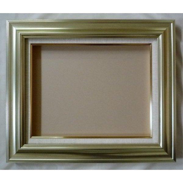 額縁　油彩 油絵用額縁の枠と泥足とケース（仮縁仕上げ）　JJ　(8117)　サイズP15号