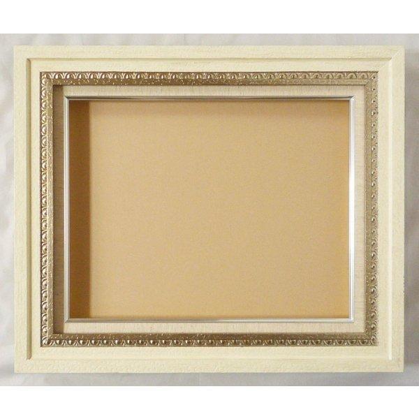 額縁　油彩 油絵用額縁　油彩額と泥足とケース（仮縁仕上げ）　テイラ　サイズM60号