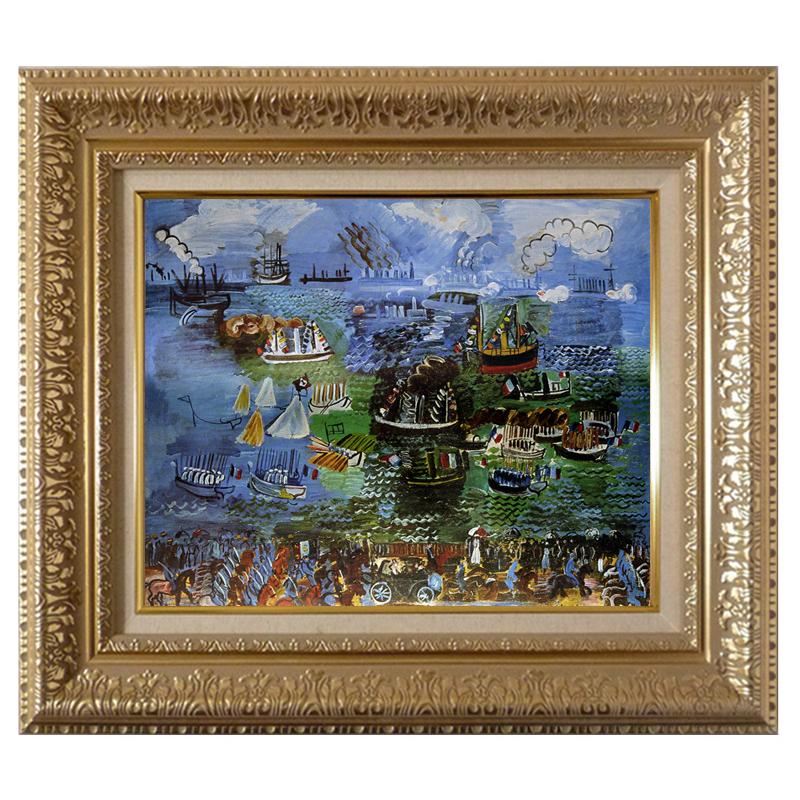 てらーる　絵画 ラウル・デュフィ絵画額縁付き