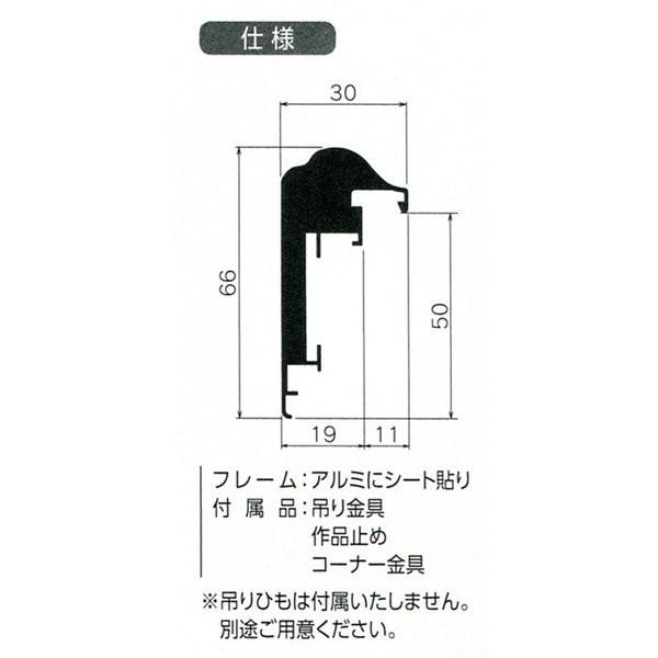 油彩額縁 油絵額縁 アルミフレーム 仮縁 CD-77 サイズF120号_1