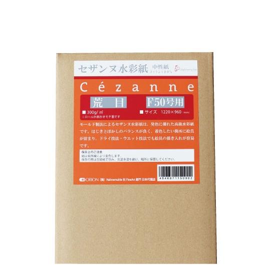 画材用紙 BOX セザンヌ水彩紙（中性紙） 300G 荒目 F50号用 3枚入