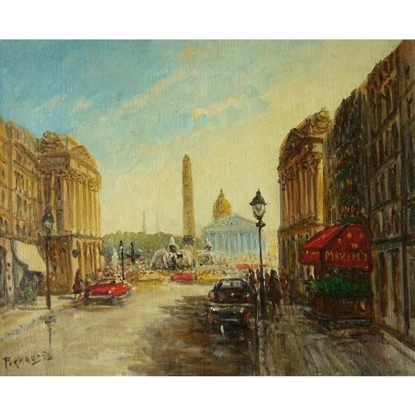 ヨーロッパ絵画 肉筆油絵 (額縁付きで納品対応可) サイズF6号