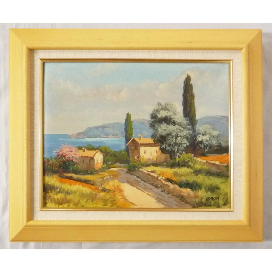 ヨーロッパ絵画 肉筆油絵 F6 バンディーニ作6＋新品額縁付