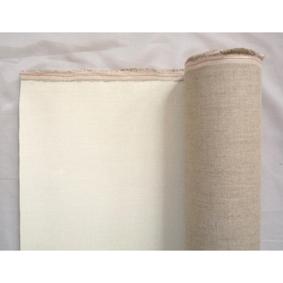 専用　(E)新品 ロールキャンバス BD 麻荒目双糸 144cm x 10m キャンバスロール 68 中荒双糸 | 画装コビトのくつ