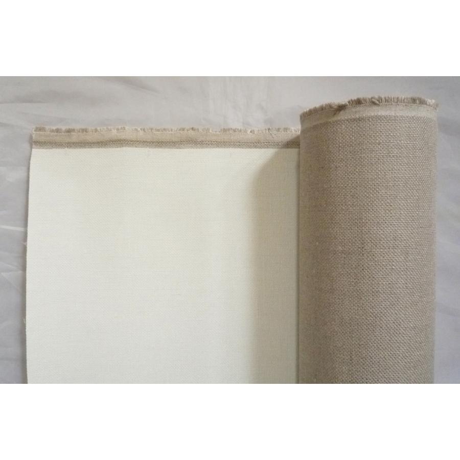 E)新品 ロールキャンバス BD 麻荒目双糸 144cm x 10m 再入荷☆ 専用 (E