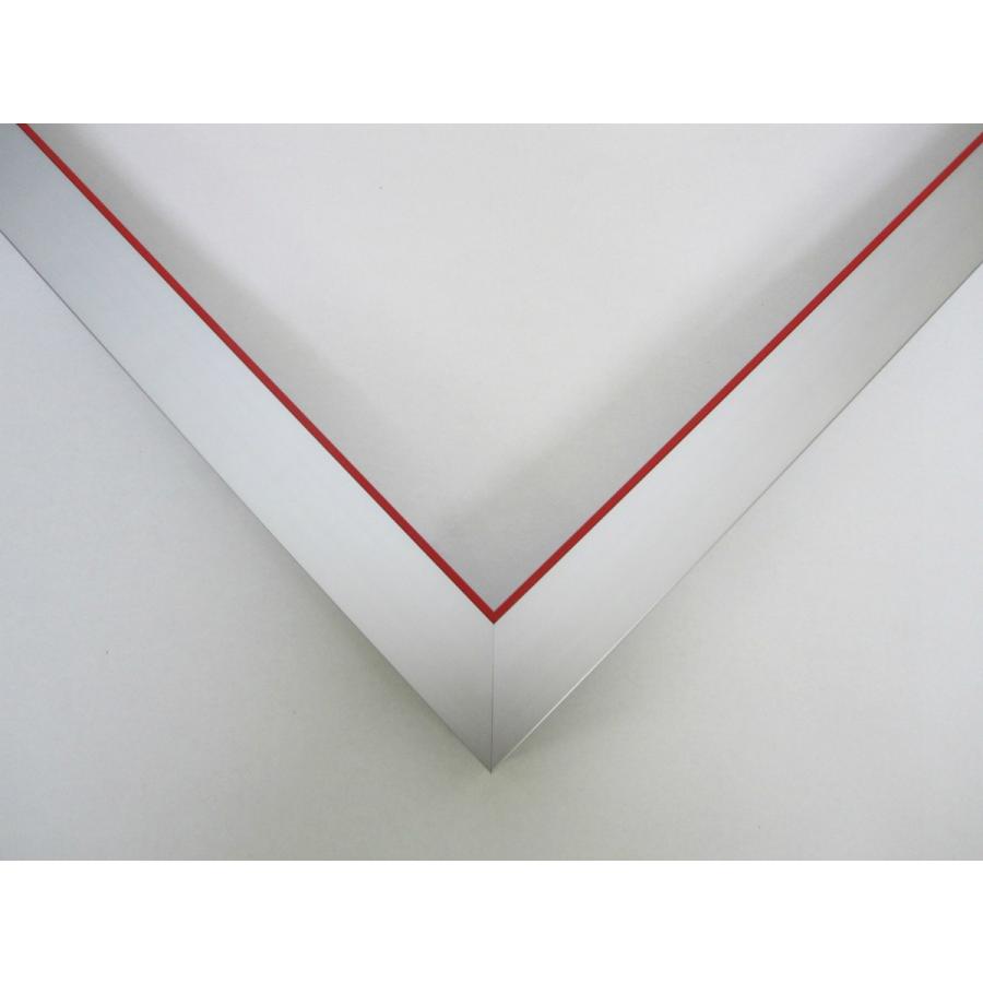 油彩額縁 油絵額縁 アルミフレーム サイズM150 「フラット45」 チタン チタン