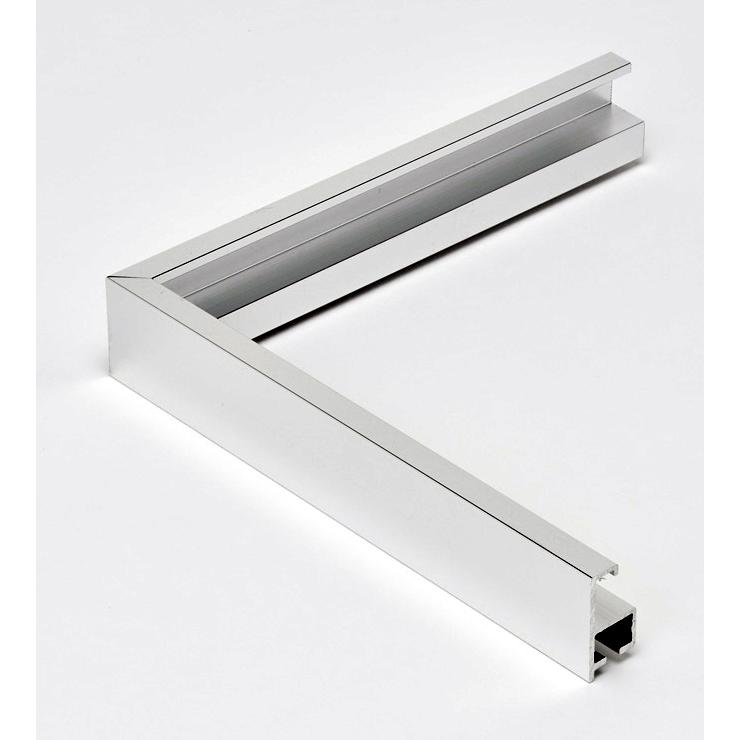 水彩用額縁 アルミフレーム T25 シルバー サイズF8号