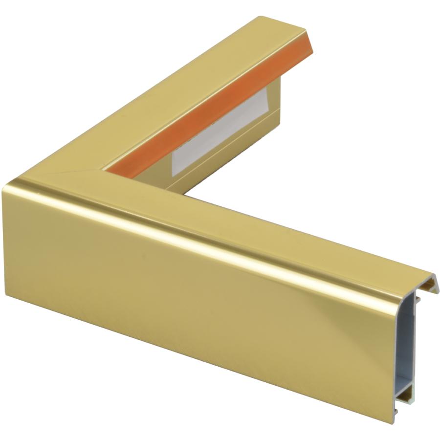 油絵用 アルミ額縁 仮縁 6556（菊型） P8号 ゴールド 油絵用 アルミ額縁