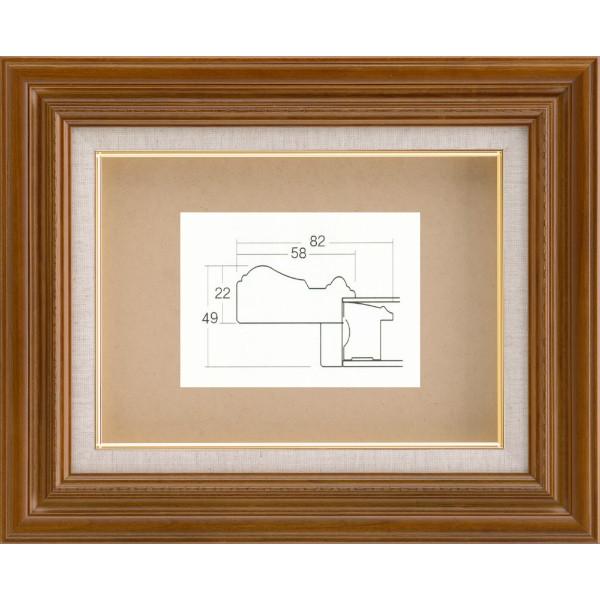 写真立て 油彩/油画写真立て 木製枠組み 7735 大きさ F10号 チーク 画材、アート用品-額縁-楽器、手芸、コレクション