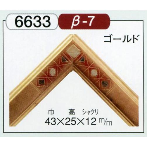 デッサン用額縁 木製 手作り ハンドメイド 6633 太子 ゴールド
