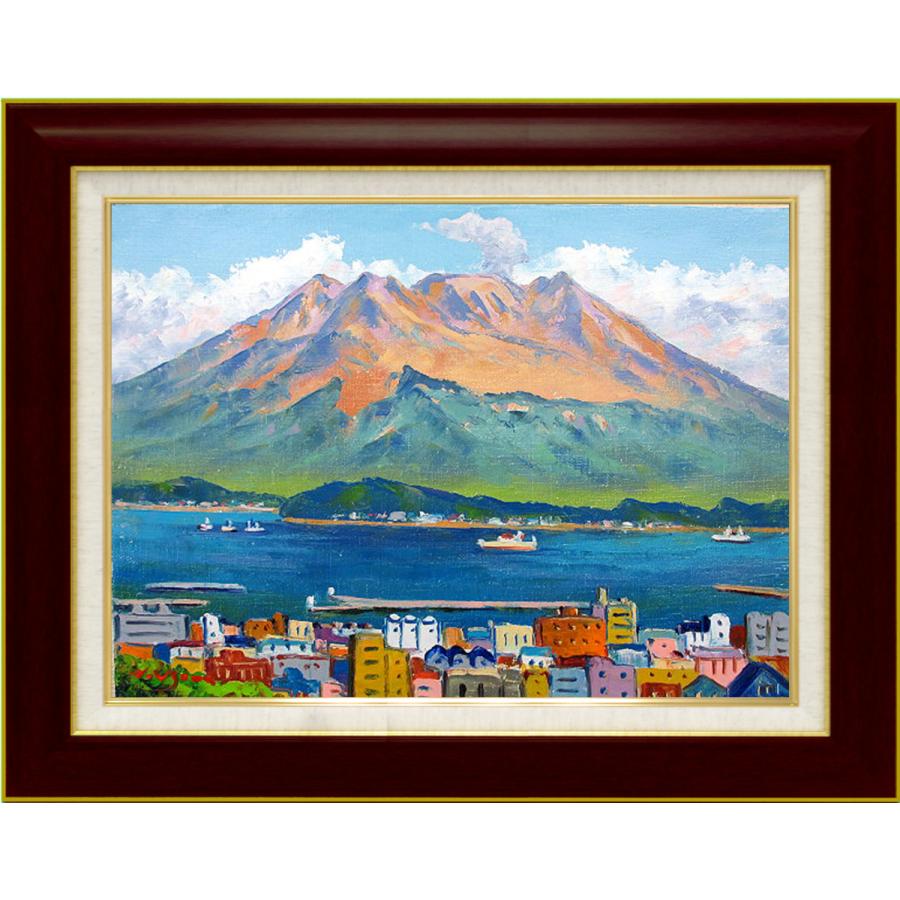 油彩画 洋画 (油絵額縁付きで納品対応可) F12号 「モンマルトル」 羽沢