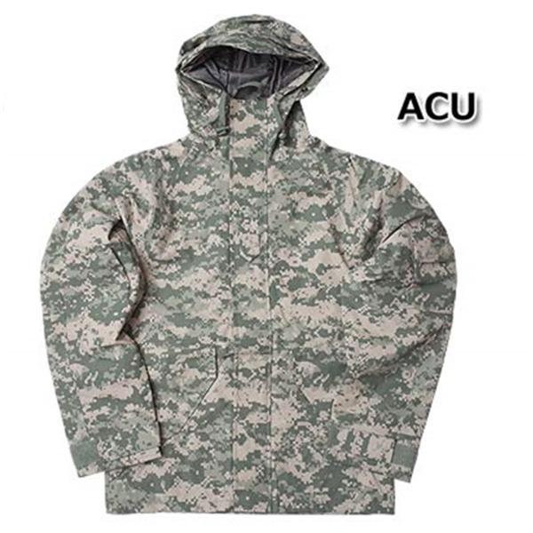 アメリカ軍 ECWC S-1 ジャケット パーカー XSサイズ ACU カモ 迷彩 透湿防水 米軍 レプリカ ミリタリーウェア 軍モノ