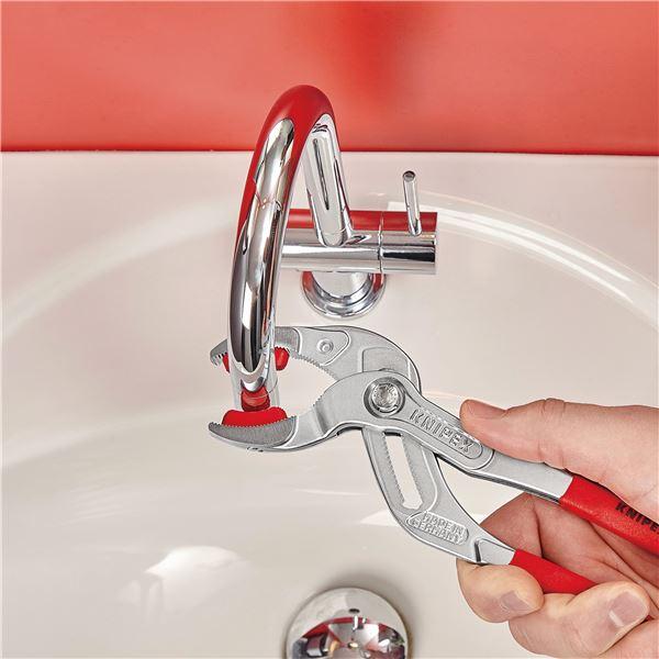 KNIPEX クニペックス 8111-250 パイププライヤー プラスチックアゴ付 SB 工具 ツール DIY 作業工具 道具 プライヤー