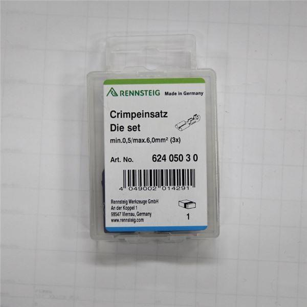 RENNSTEIG レンシュタイグ 624 050 3 0 クリンピングダイス 624 050 オープンバレル平端子用 工具 ツール DIY 作業工具 道具