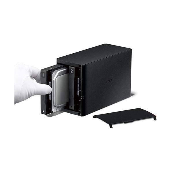 バッファロー LinkStationfor SOHO 3年保証 RAID機能 ネットワークHDD 2ドライブ 6TB LS220DN0602B 1台_1