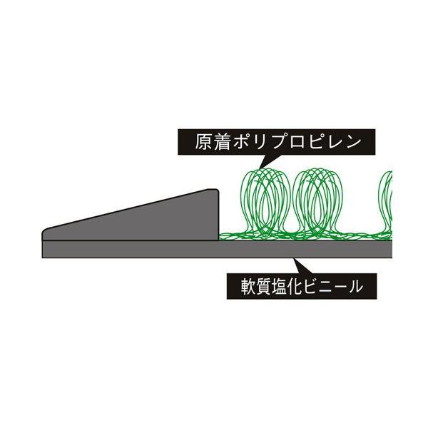 テラモト 除菌マット テラシック 約750×900mm 緑 MR-120-542-1 1枚