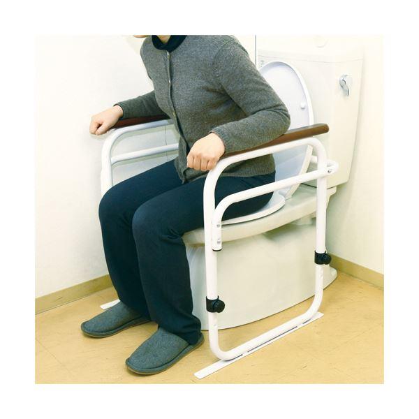 幸和製作所 テイコブ トイレ用手すりEXH01-WT-01 1台 お客様取付け_3