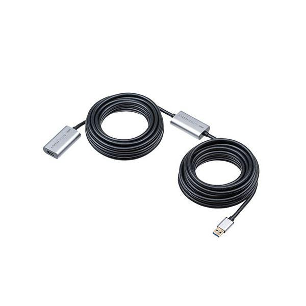 サンワダイレクトUSB延長ケーブル(USB 3.21・アクティブタイプ・ACアダプタ付属・バス/セルフパワー) 10m 500-USB0681本