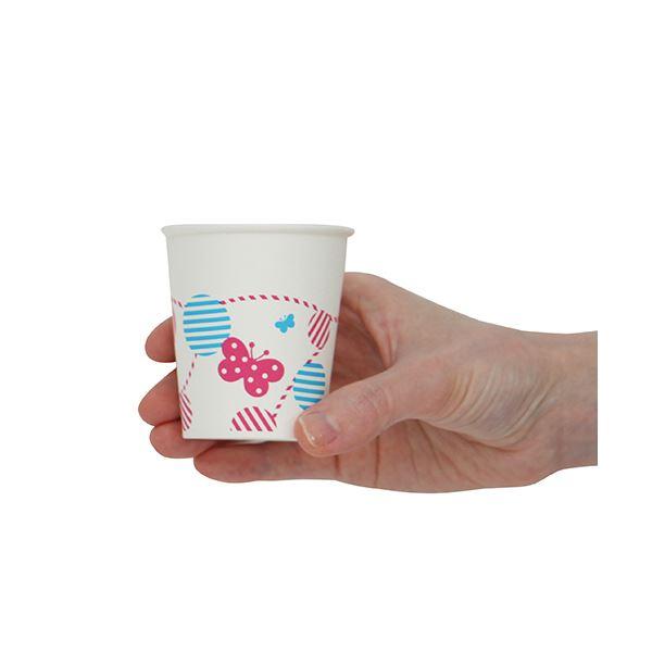 ファーストレイトペーパーカップ ロースタッキング仕様 森のおともだち 150ml（5オンス） FR-53671セット（4000個：1000個×4パック）_5