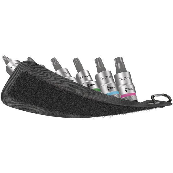 WERA ヴェラ 差込角1/2SQ 6点組 トルクス ビットソケット 収納ベルト付き 003997 工具 ツール DIY 作業工具 道具