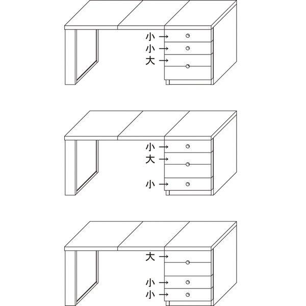 国産 天然木折りたたみ文机 完成品_5