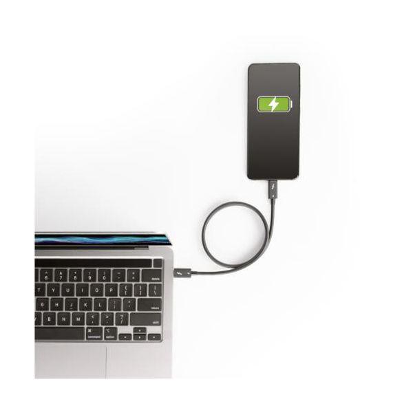 StarTech.com Thunderbolt 4 （40Gbps） USB-Cケーブル 50cm ブラック TBLT4MM50CM1本