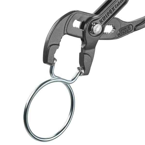 KNIPEX クニペックス スプリングホースクリッププライヤー 滑り防止プラスチックコーティング 全長180mm 8551-180A 工具