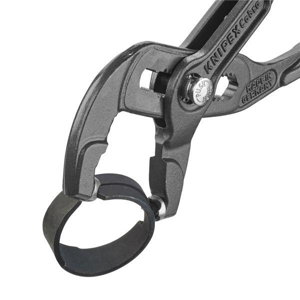 KNIPEX クニペックス スプリングホースクリッププライヤー 滑り防止プラスチックコーティング 全長180mm 8551-180A 工具