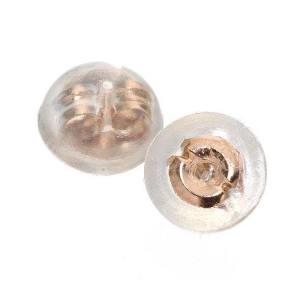 0.2ctダイヤモンドピアス ダブルキャッチ付き K18イエローゴールド（イエローゴールド）