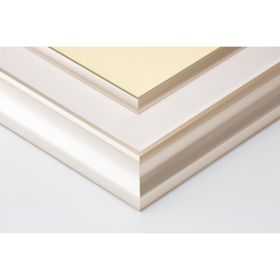 アルミフレーム 油絵額縁 油彩正方形の額縁 額縁 DA502 Aマット ゴールド サイズS30号