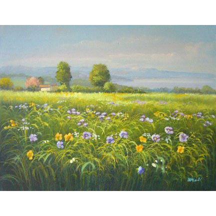 ヨーロッパ絵画 肉筆油絵 額縁付きで納品対応可 サイズf6号 バスコ作 花畑 E Bascof6 6 東欧商事株式会社 通販 Yahoo ショッピング