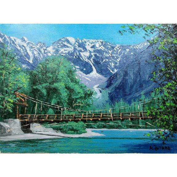 油彩原画岡本利一作伊豆城ヶ崎海景M8号