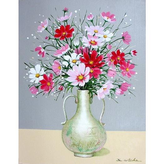 絵画・額縁・油絵・千賀 節子・新品未使用・窓辺の薔薇・美術品・インテリア・雑貨 tid-f6-016-sv.jpg