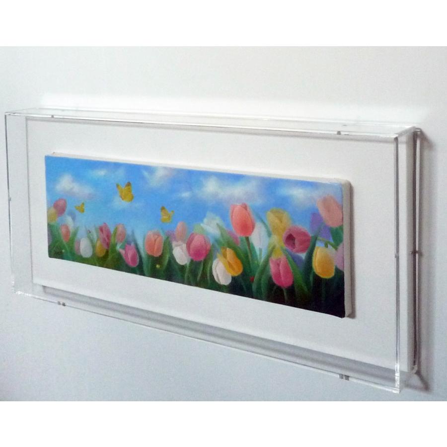 油彩画 洋画 (油絵額縁付きで納品対応可) F6号 「赤薔薇」 千賀 節子