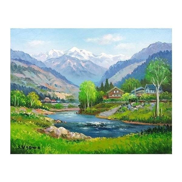 美術品 油絵 油彩画 洋画 (油絵額縁付きで納品対応可) M4号