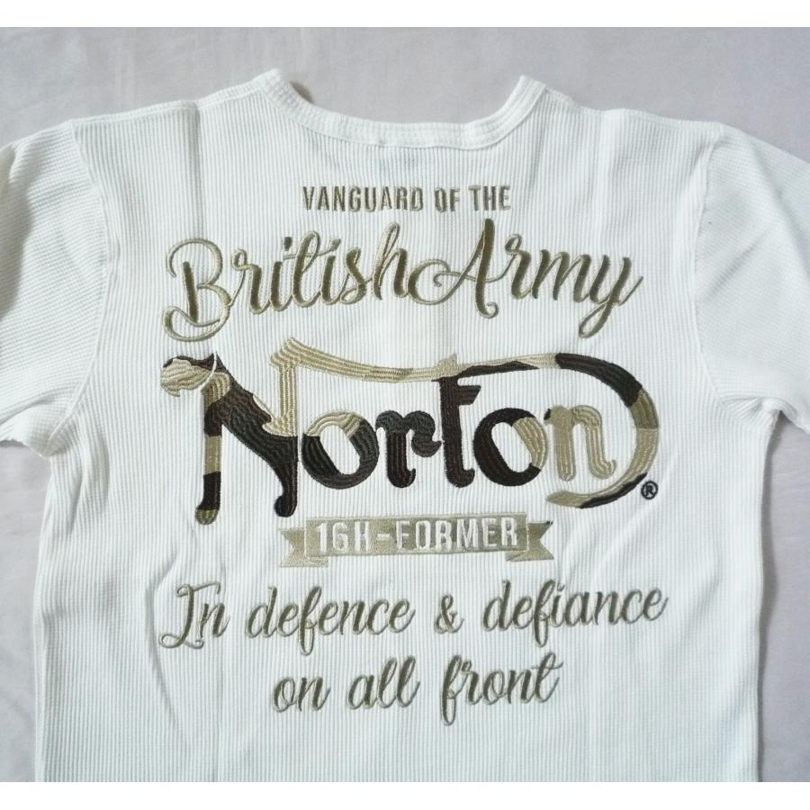 ノートン NORTON 長袖Tシャツ ヘンリーネック ワッフル編み 2つ