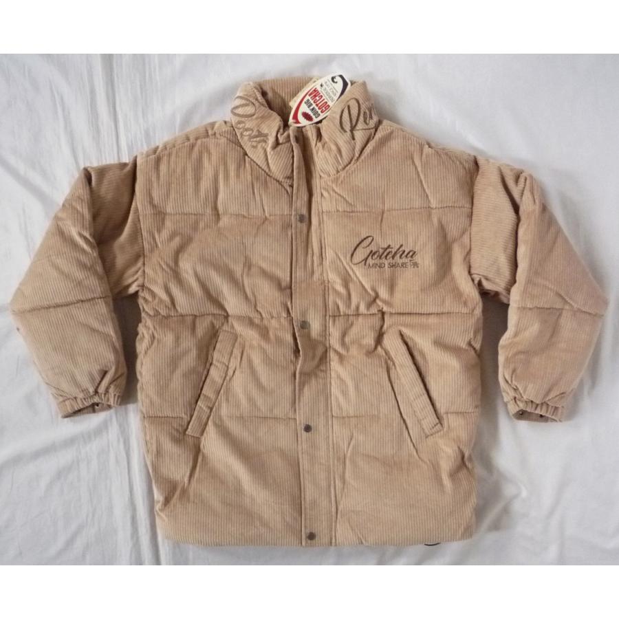 GOTCHA ガッチャ コーデュロイ中綿ジャケット 太畝 フェイクダウン