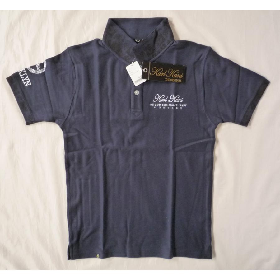 KARL KANI カール・カナイ ポロシャツ GOLF ゴルフウェア半袖 ダブル襟