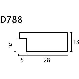 デッサン用額縁 木製フレーム D788 アクリル 四ッ切｜touo｜02