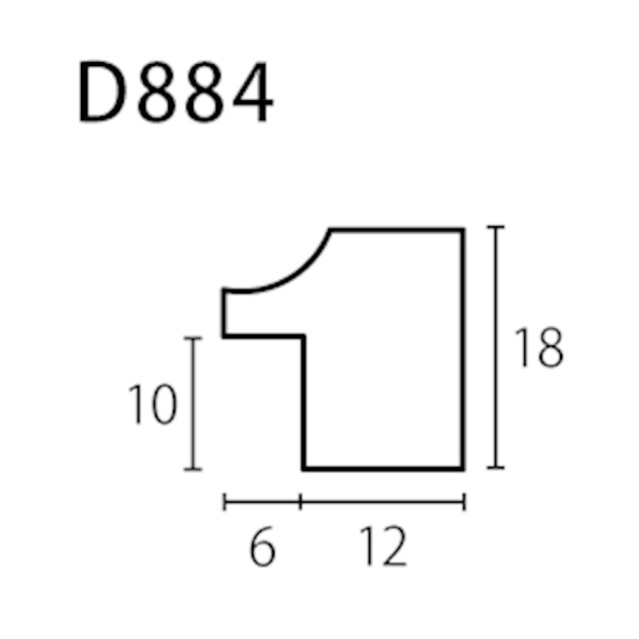 正方形の額縁 木製フレーム D884 アクリル付 サイズ150X150｜touo｜05