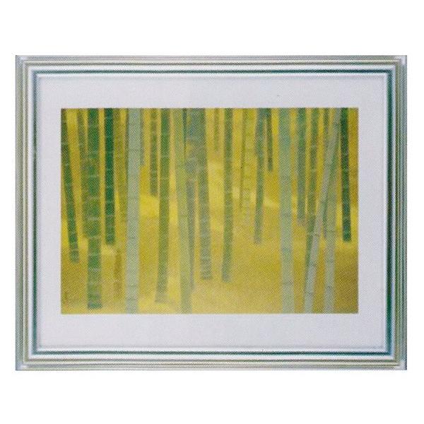 絵画 名画 複製画 フレーム 額縁付 東山魁夷 「夏に入る」 F6号特寸 世界の名画シリーズ プリハード